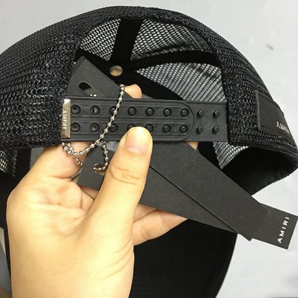 Amiri M.A. Logo Embroidered Baseball Cap Bkue